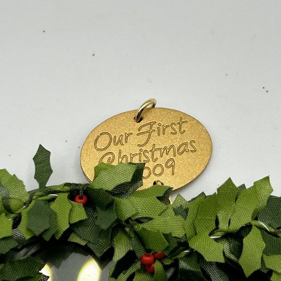 Hallmark Ornament Our First Christmas Wreath Heart * - Picture 11 of 12